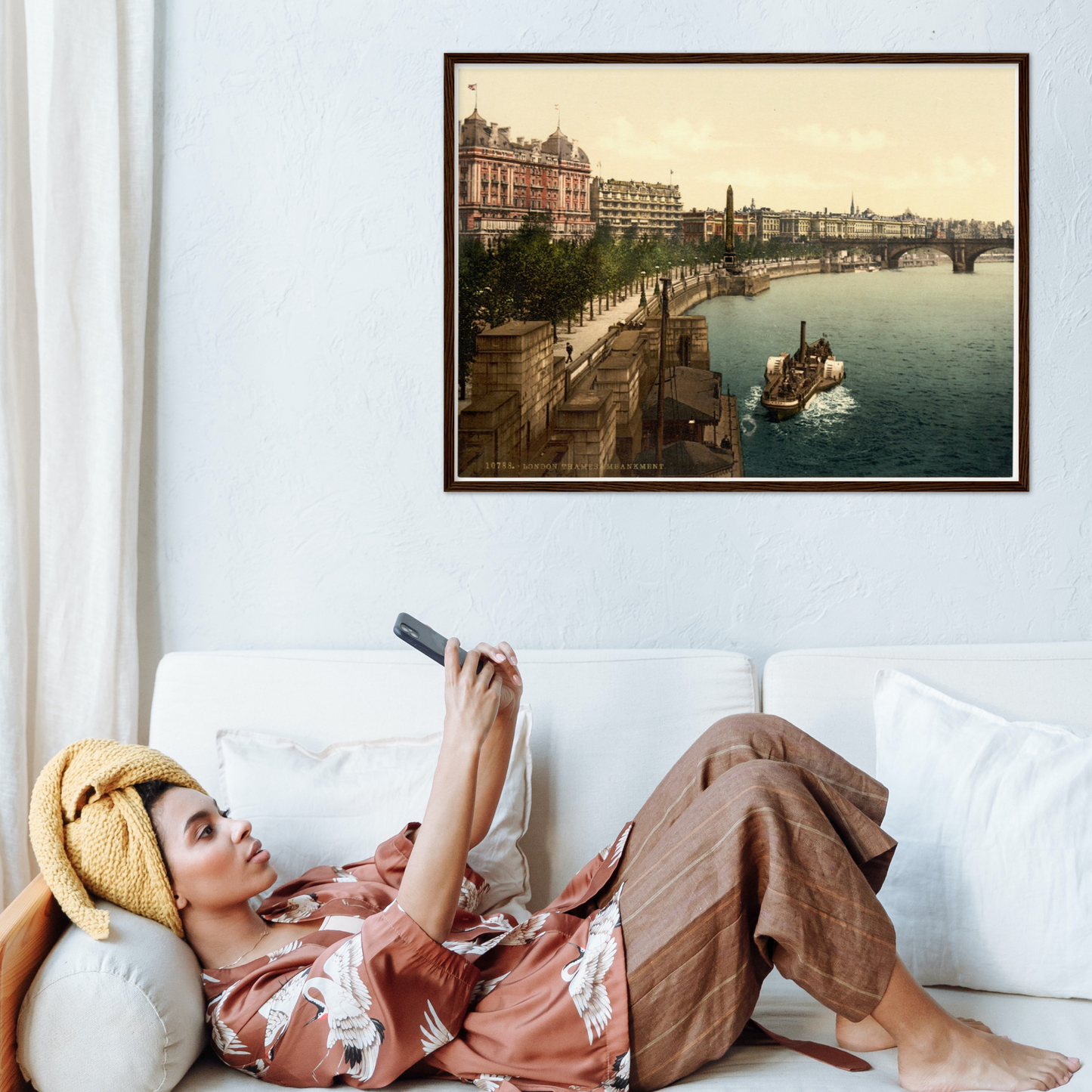 London Themse um 1895