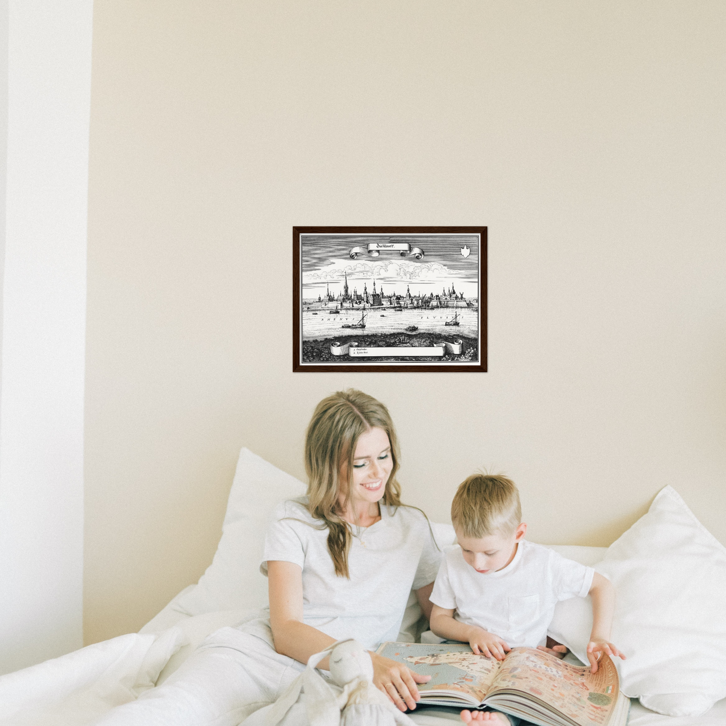 Historical city map  Test product horizontal 3 sizes