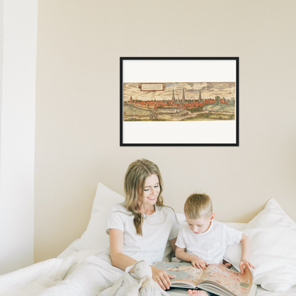 Historical city map  Test product horizontal 3 sizes