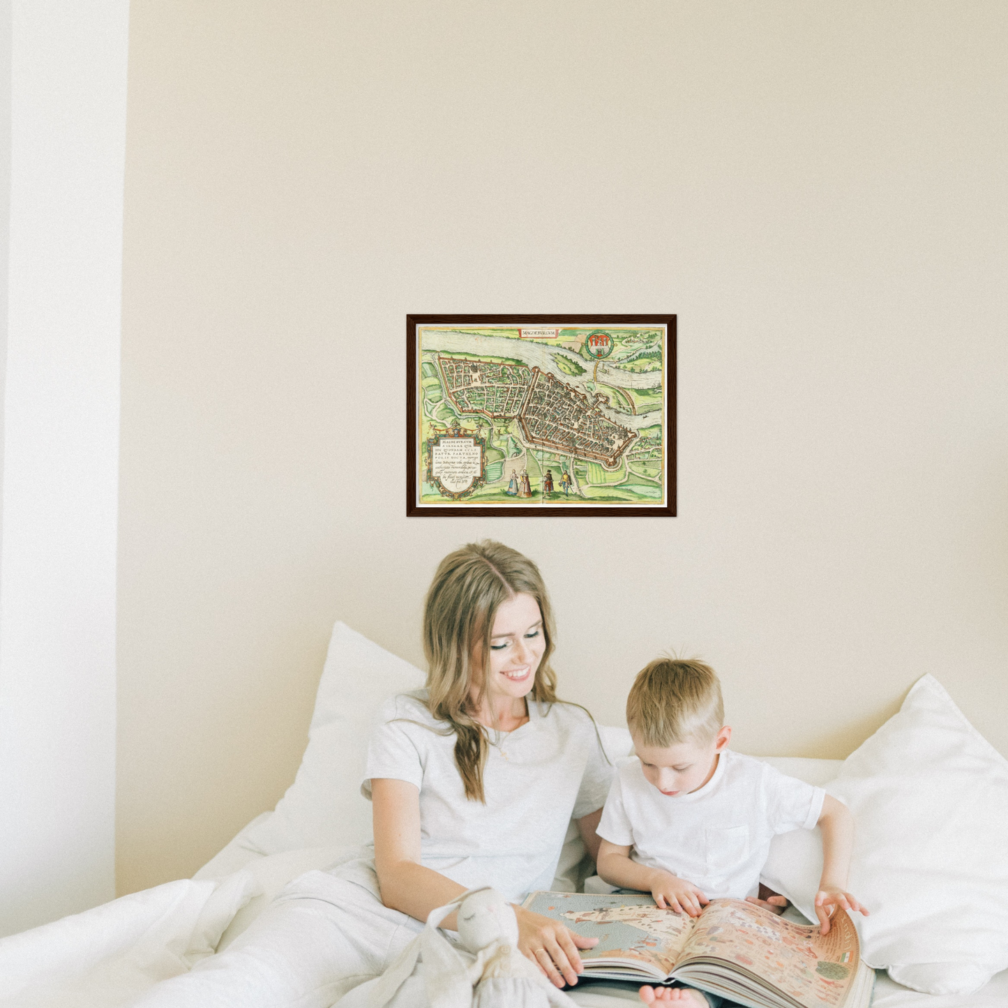 Historical city map  Test product horizontal 3 sizes