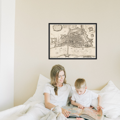 Historischer Stadtplan Mainz um 1670