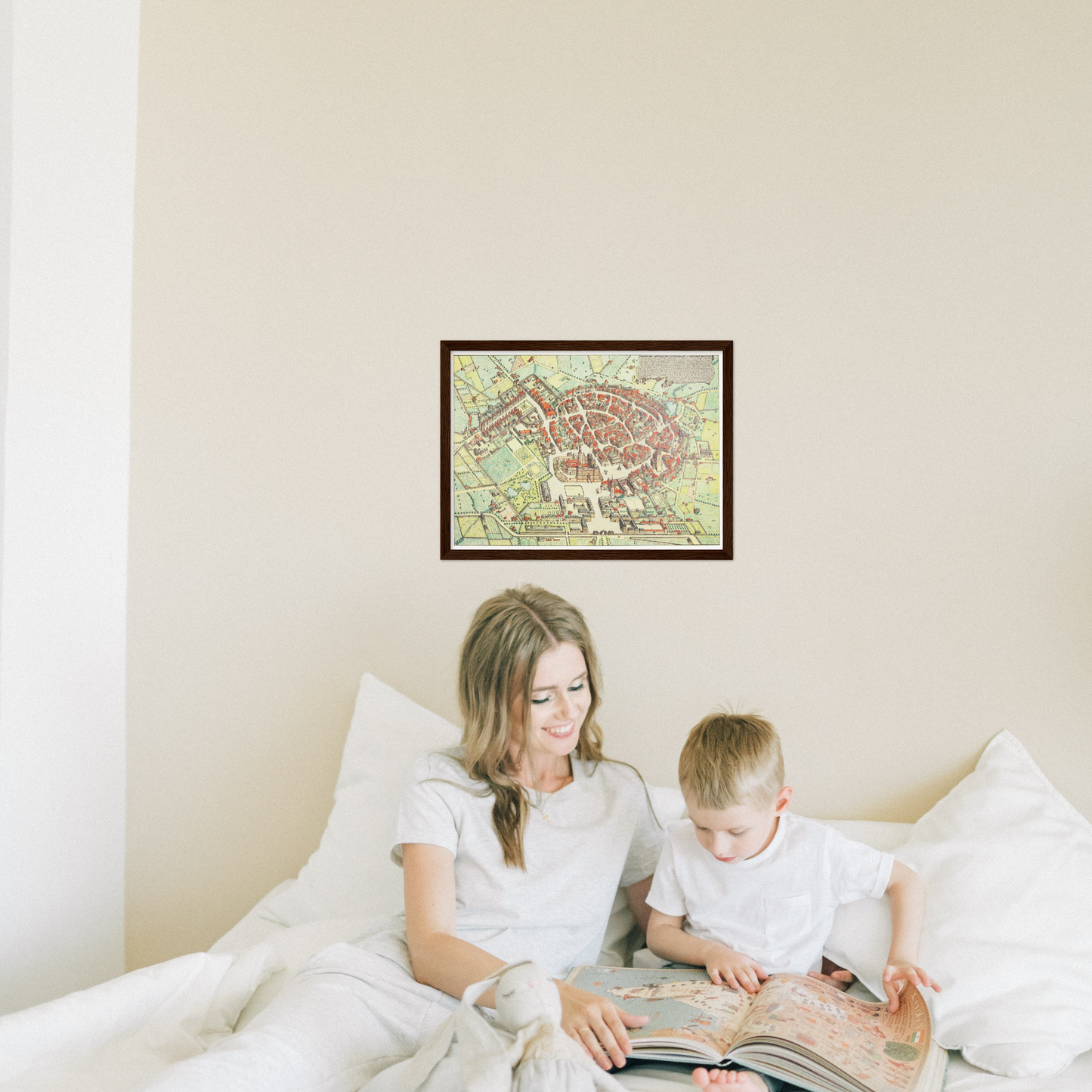 Historical city map  Test product horizontal 3 sizes