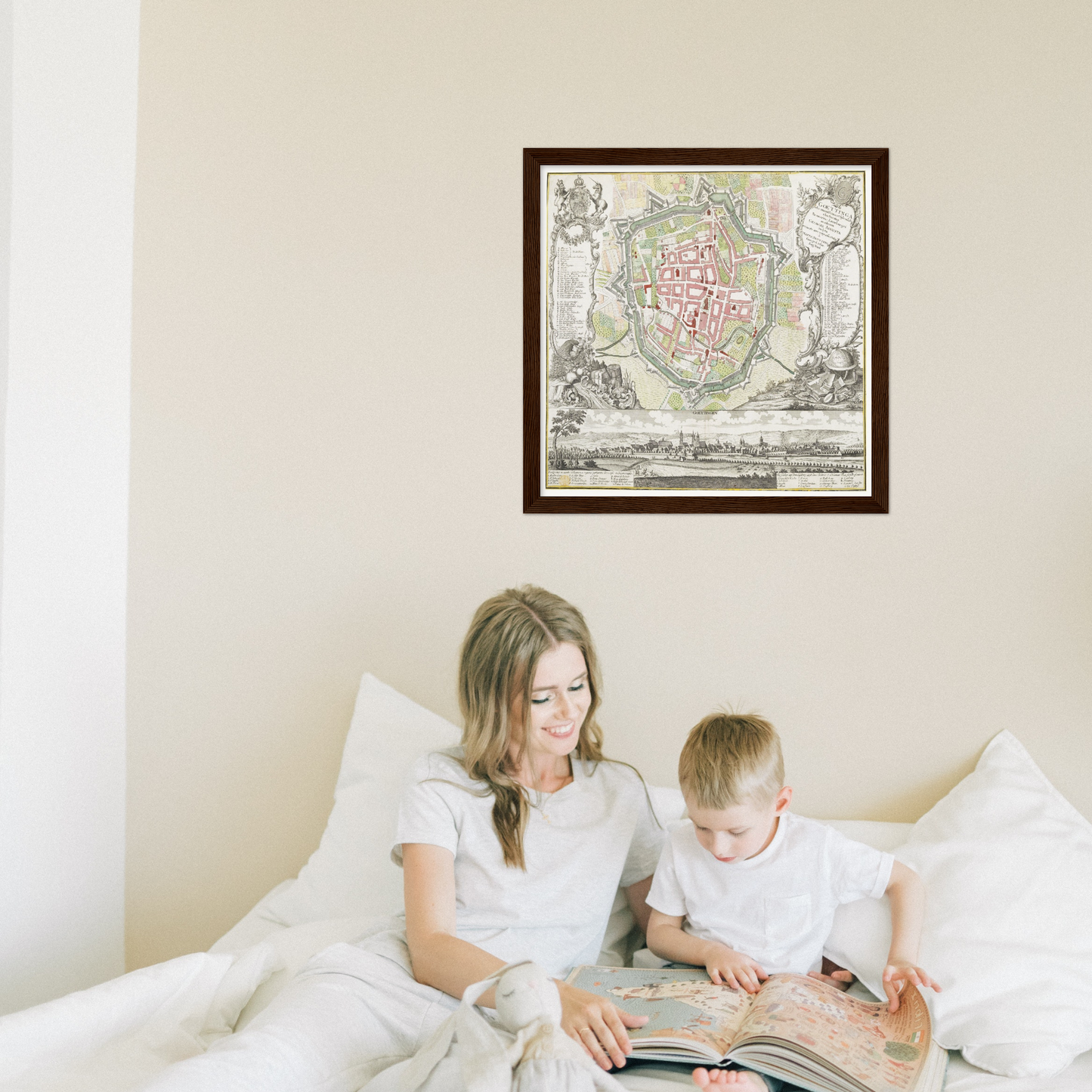 Historical city map  Test product horizontal 3 sizes