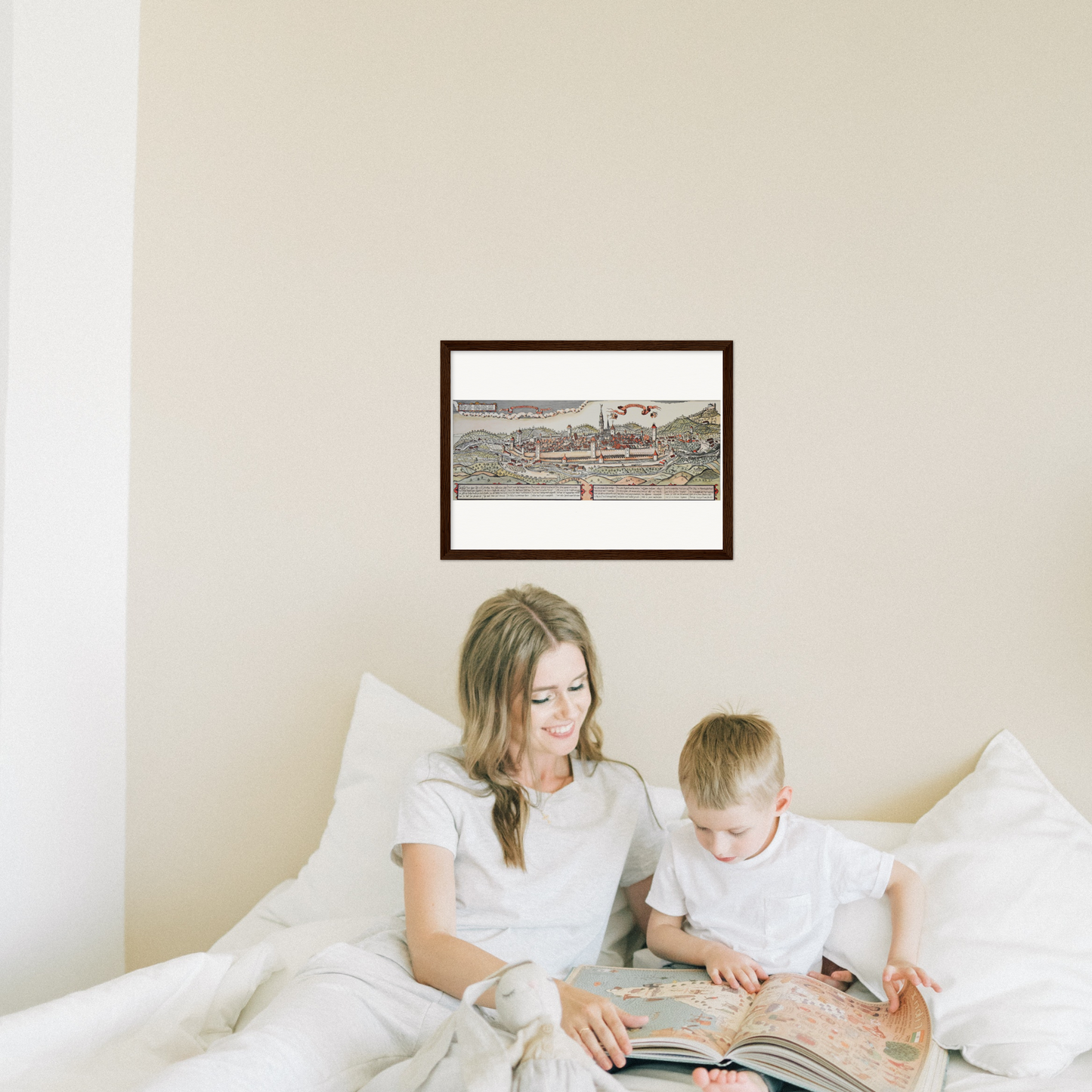 Historical city map  Test product horizontal 3 sizes