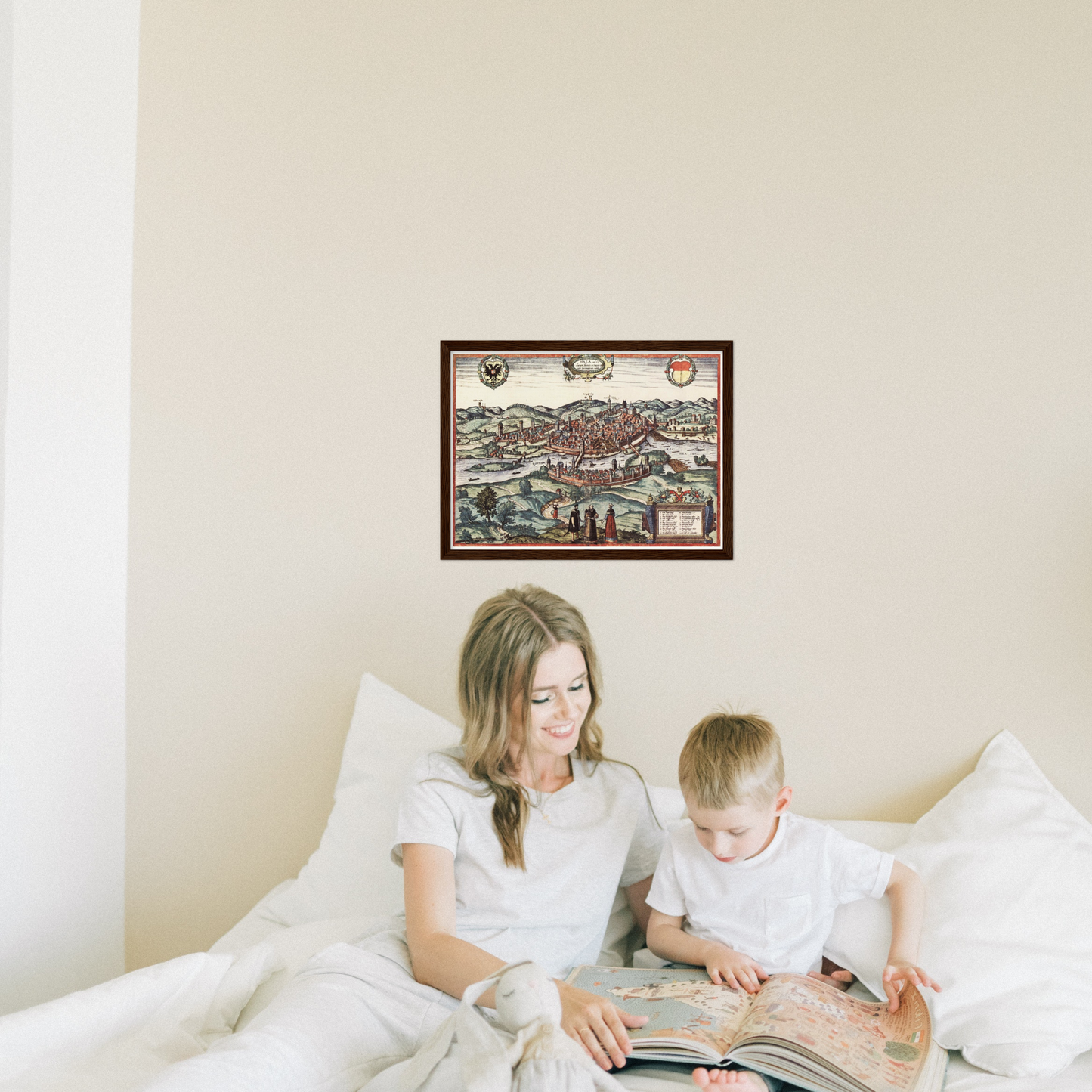 Historical city map  Test product horizontal 3 sizes