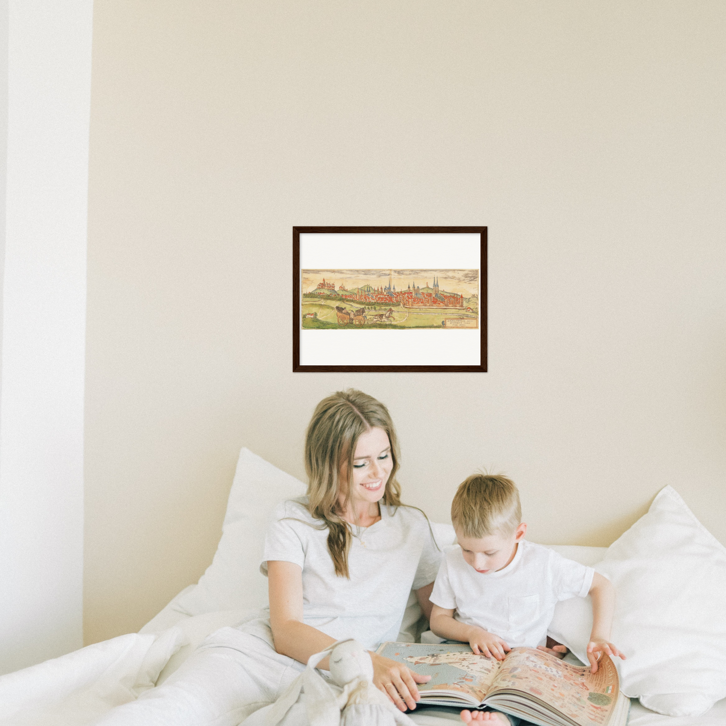 Historical city map  Test product horizontal 3 sizes