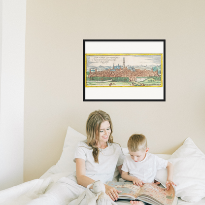 Historical city map  Test product horizontal 3 sizes