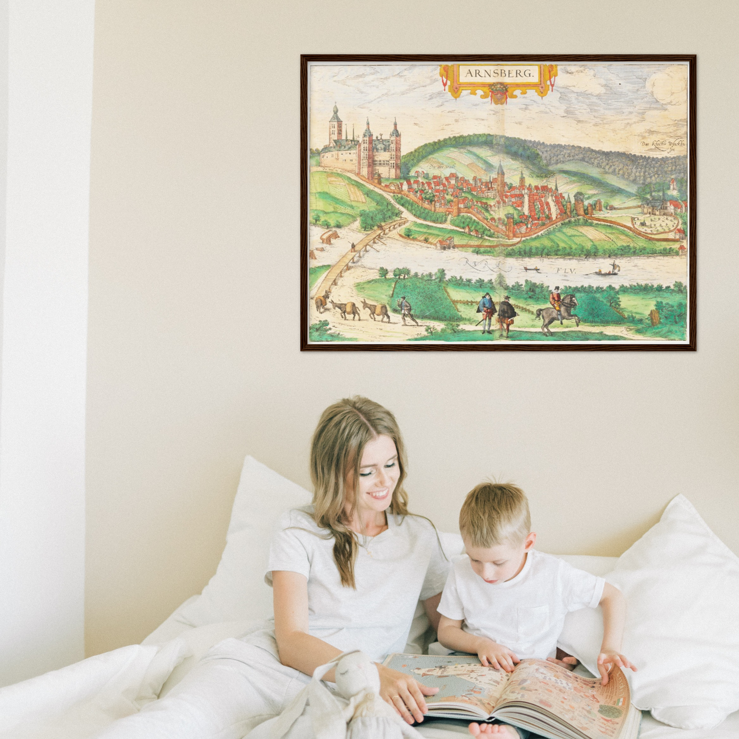 Historical city map  Test product horizontal 3 sizes