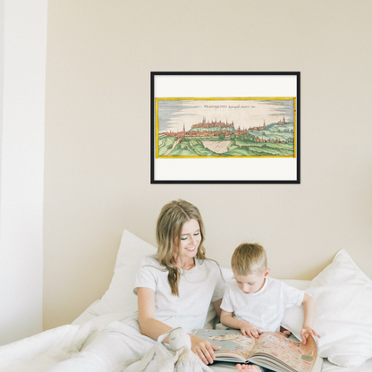 Historical city map  Test product horizontal 3 sizes