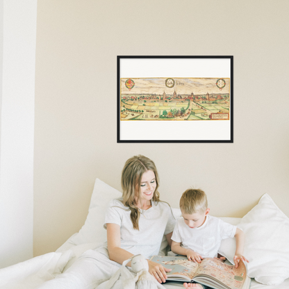 Historical city map  Test product horizontal 3 sizes