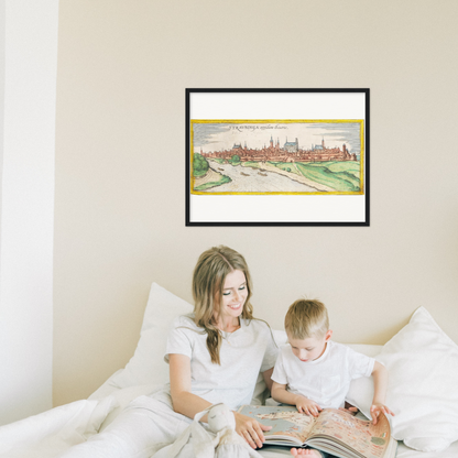 Historische Stadtansicht Straubing um 1570