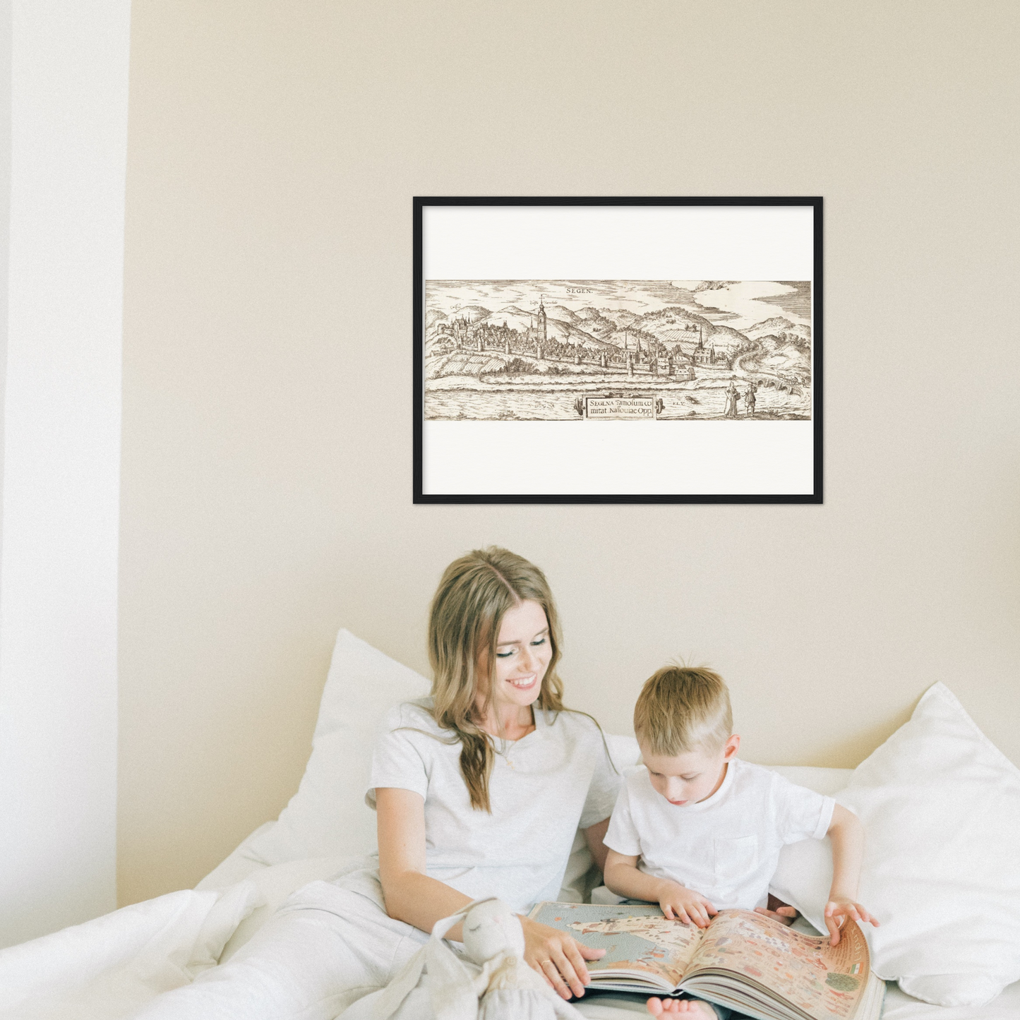 Historical city map  Test product horizontal 3 sizes