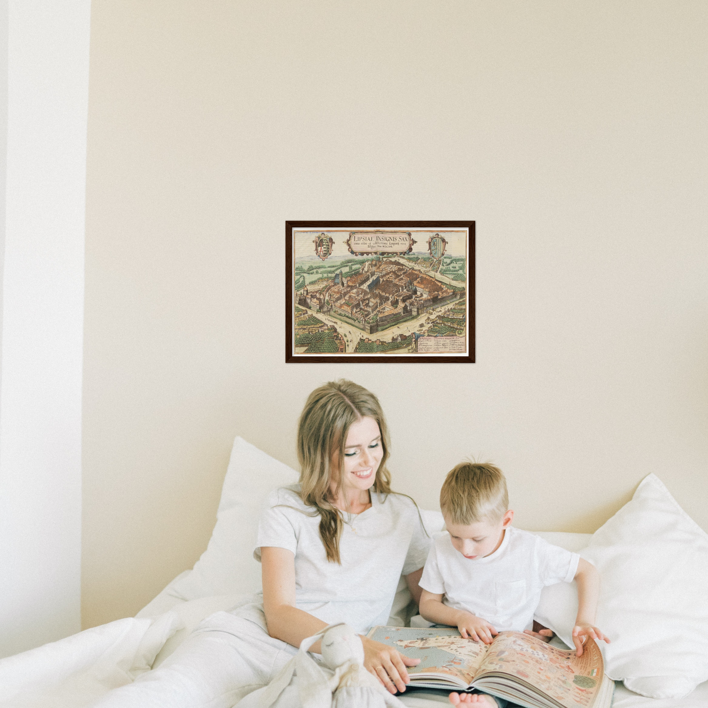 Historical city map  Test product horizontal 3 sizes