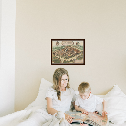 Historical city map  Test product horizontal 3 sizes