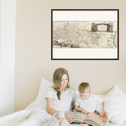 Historical city map  Test product horizontal 3 sizes