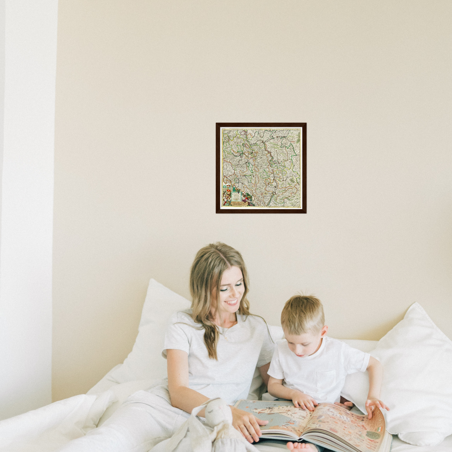 Historical city map  Test product horizontal 3 sizes