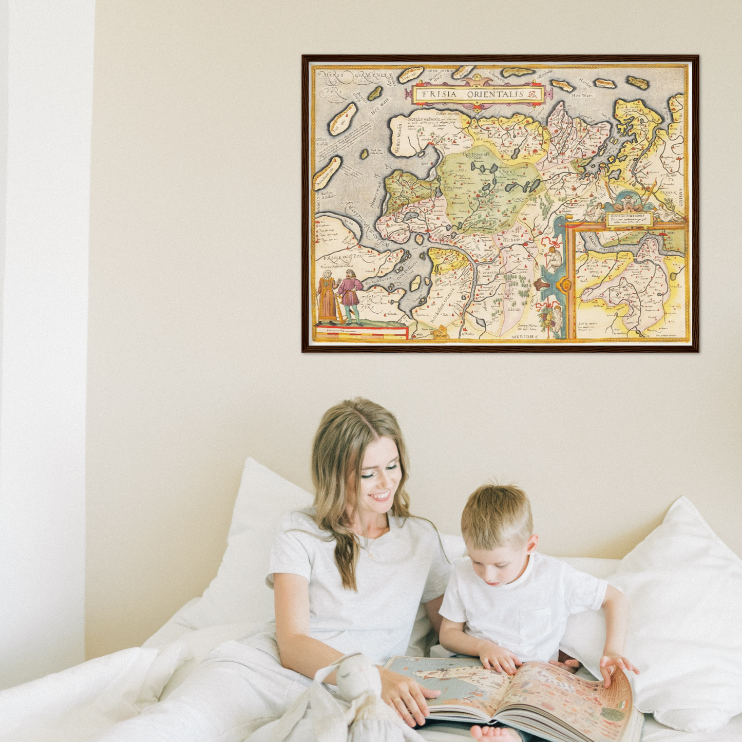 Historical city map  Test product horizontal 3 sizes