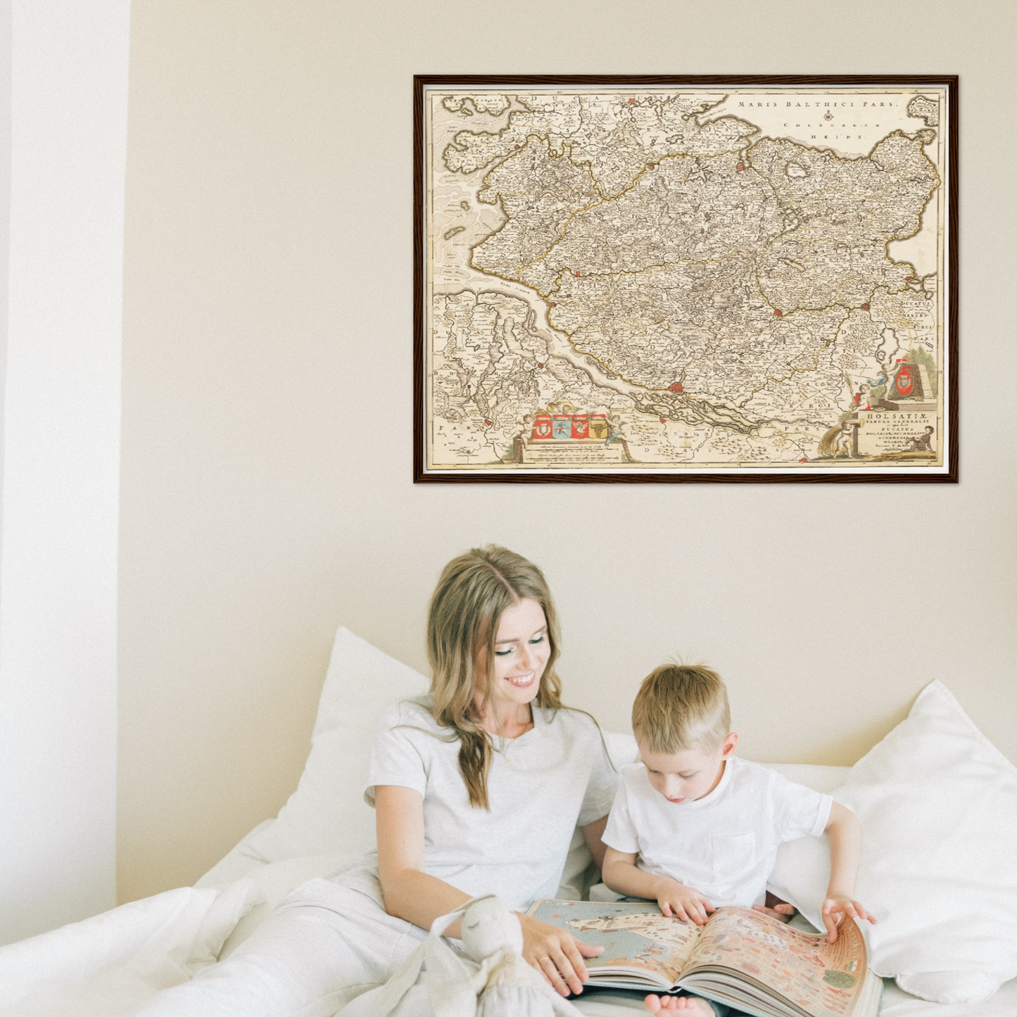 Historical city map  Test product horizontal 3 sizes