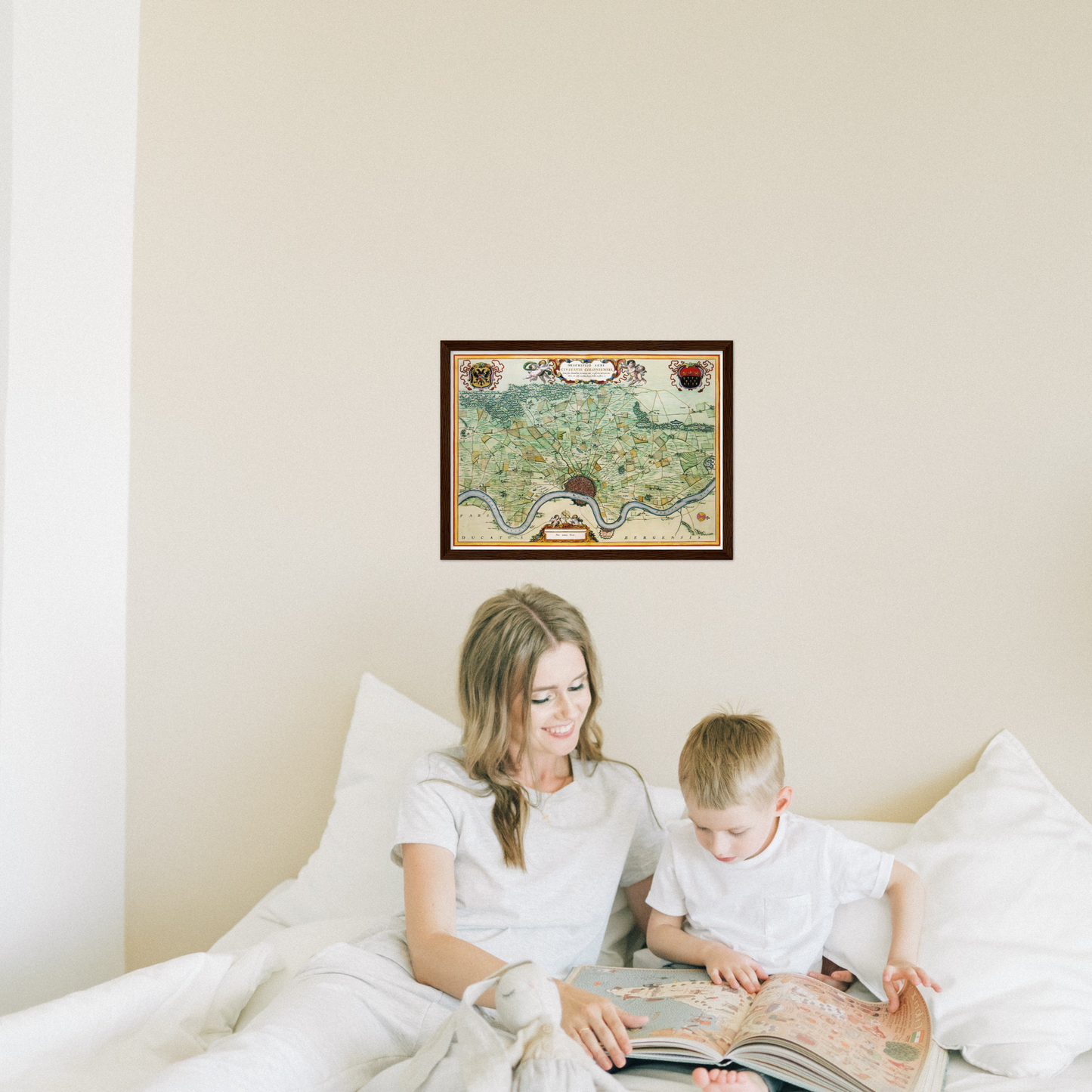 Historical city map  Test product horizontal 3 sizes