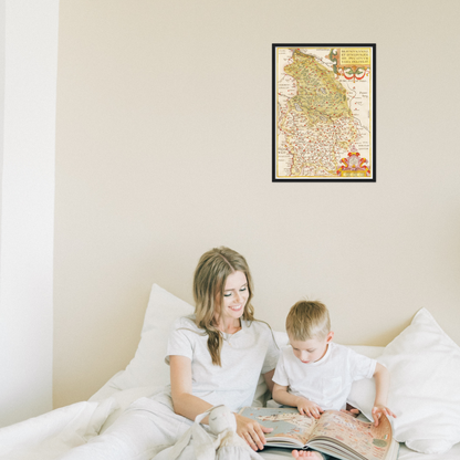 Historical city map  Test product horizontal 3 sizes