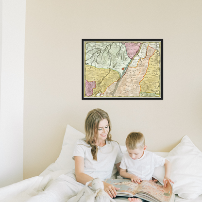 Historical city map  Test product horizontal 3 sizes