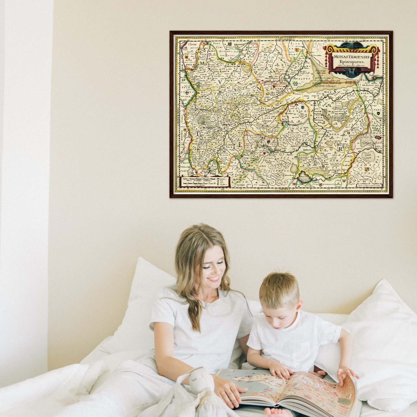 Historical city map  Test product horizontal 3 sizes