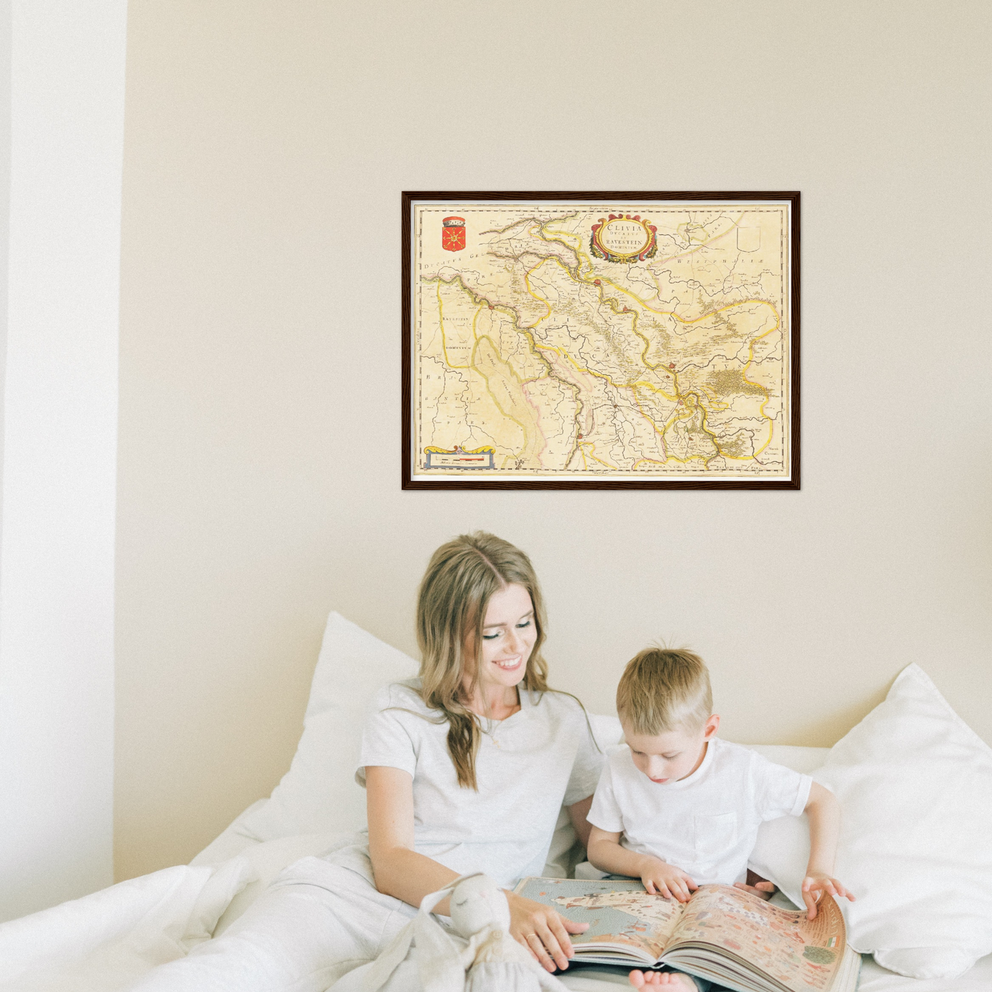 Historical city map  Test product horizontal 3 sizes