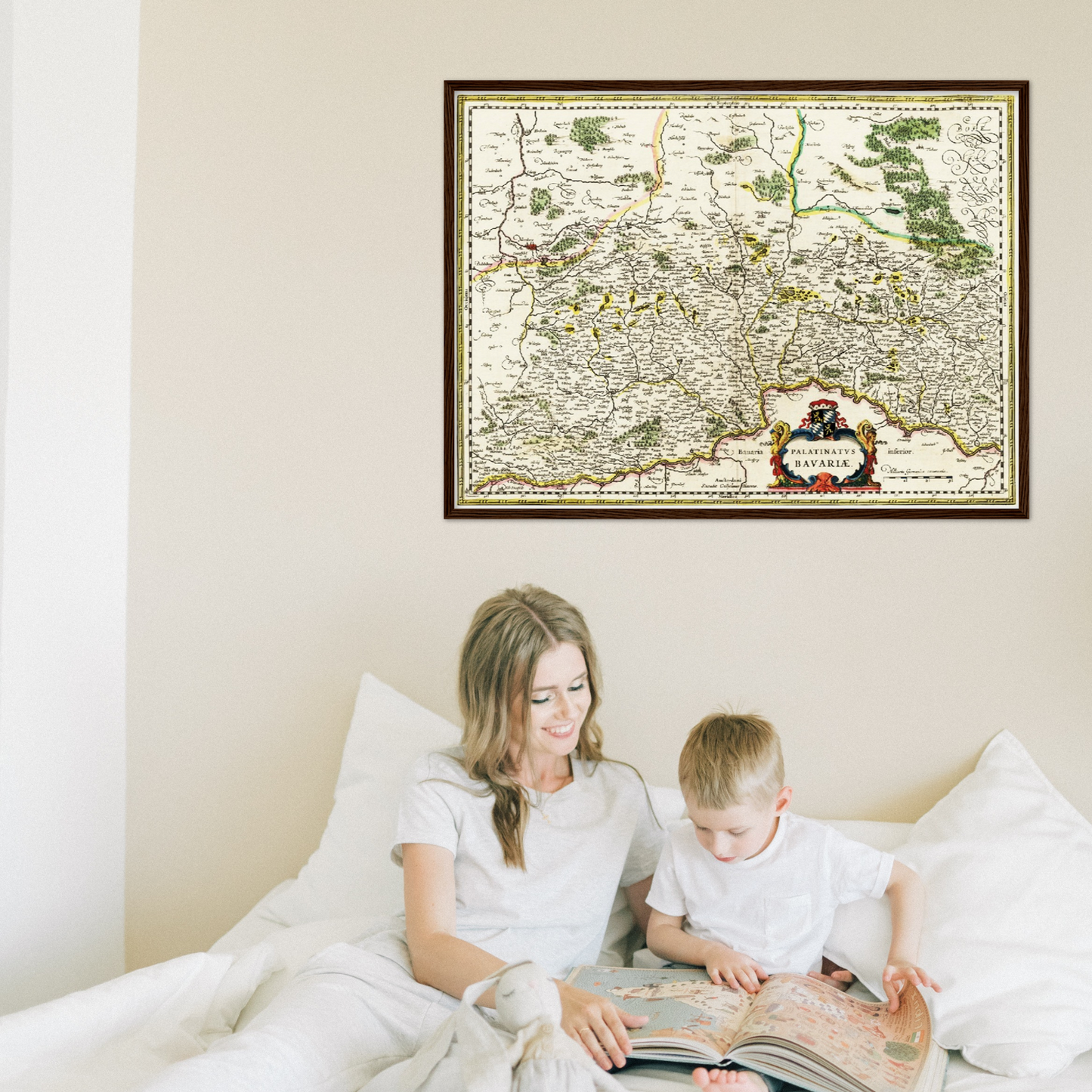 Historical city map  Test product horizontal 3 sizes