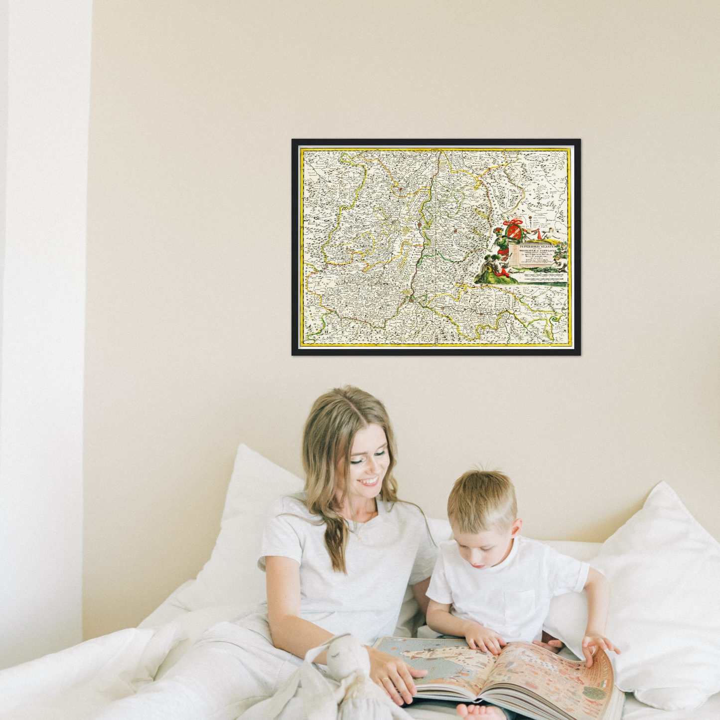 Historical city map  Test product horizontal 3 sizes