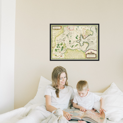 Historical city map  Test product horizontal 3 sizes