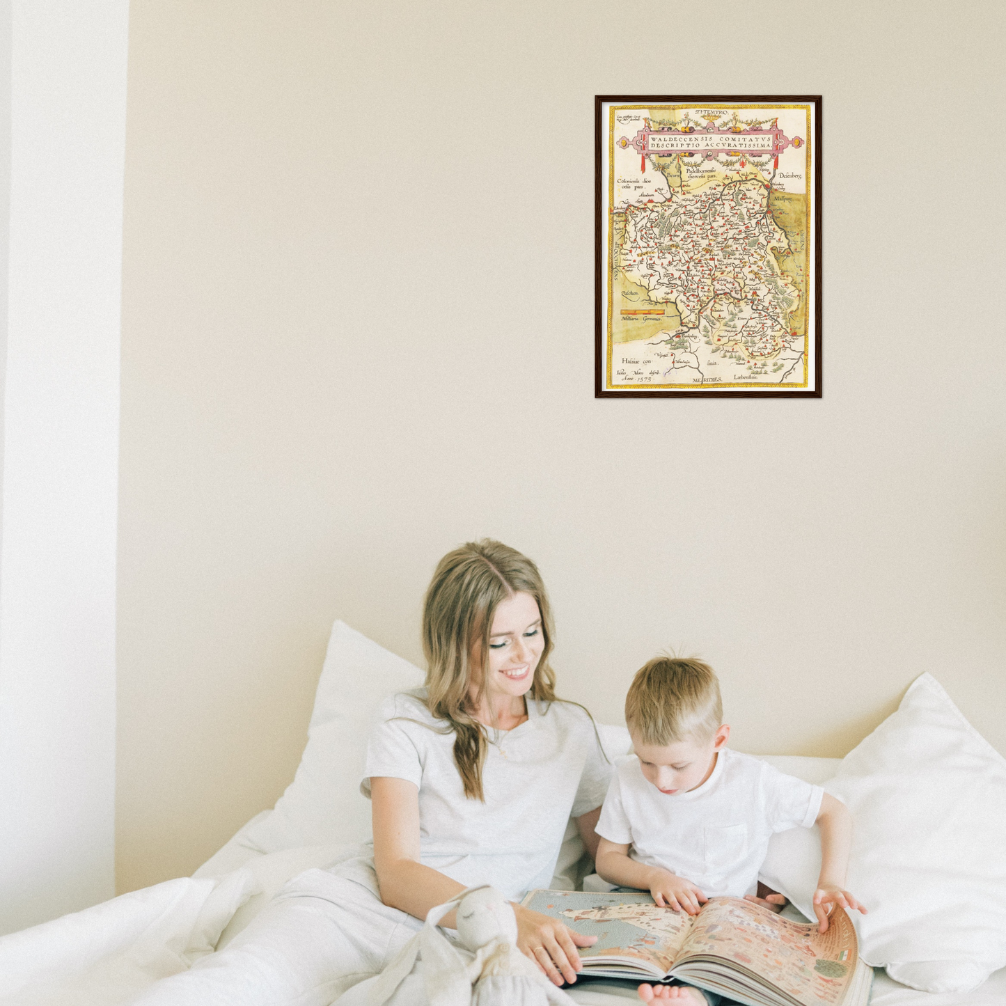 Historical city map  Test product horizontal 3 sizes