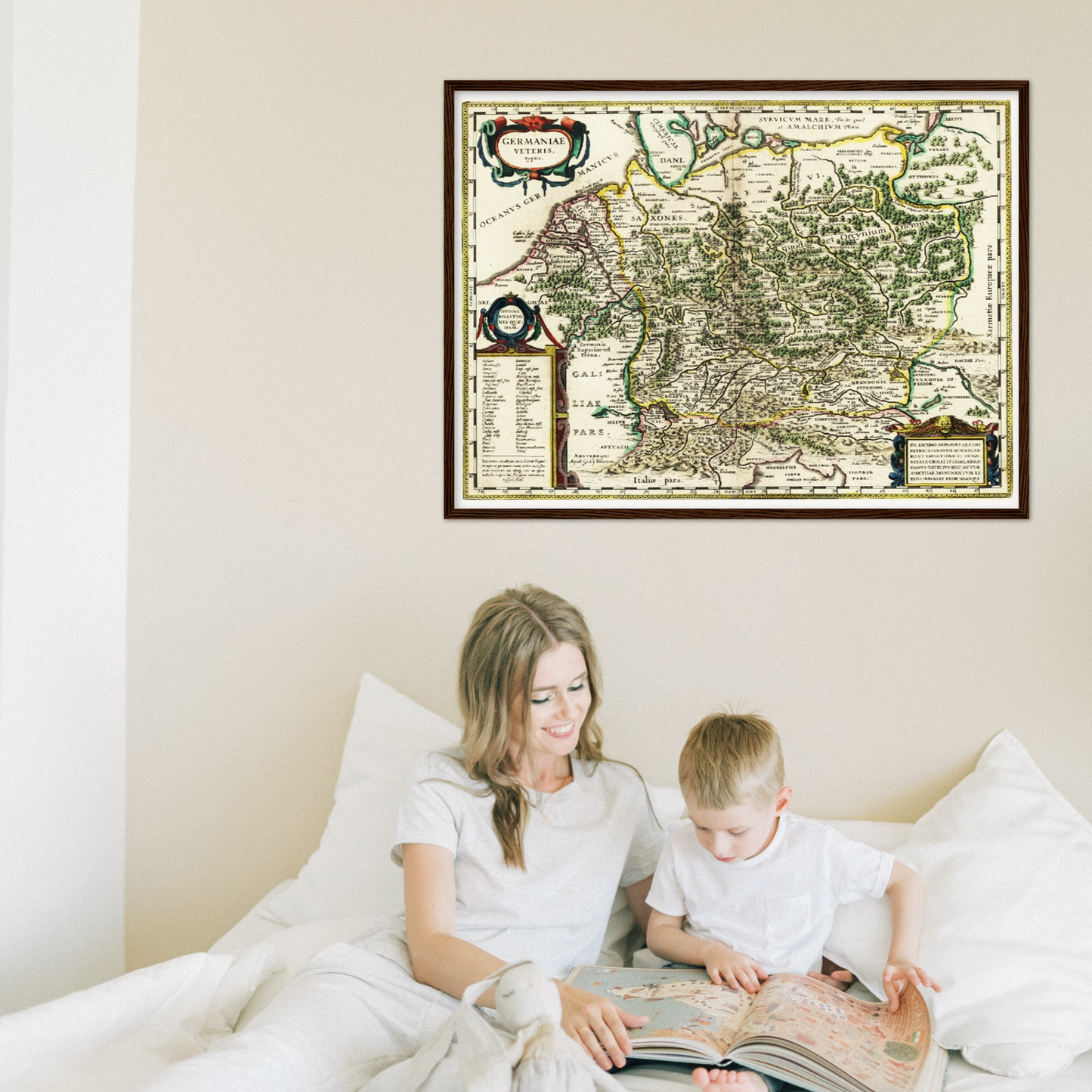 Historical city map  Test product horizontal 3 sizes