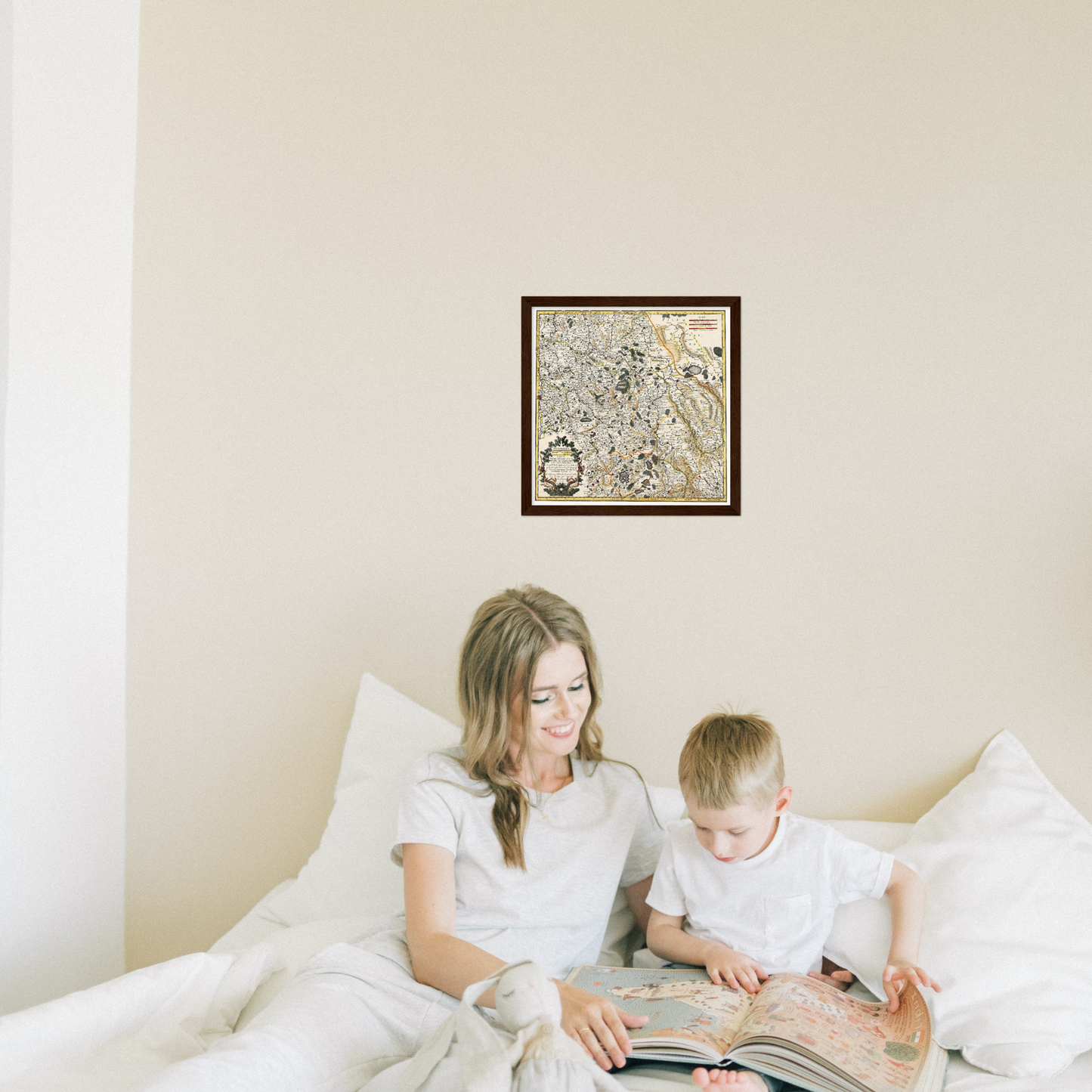 Historical city map  Test product horizontal 3 sizes