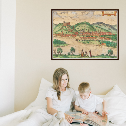 Historical city map  Test product horizontal 3 sizes