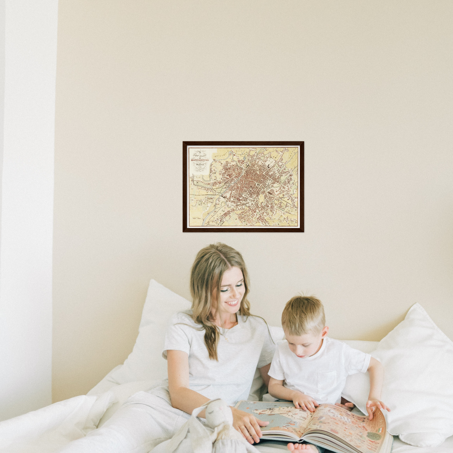 Historical city map  Test product horizontal 3 sizes