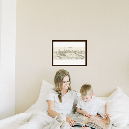 Historical city map  Test product horizontal 3 sizes