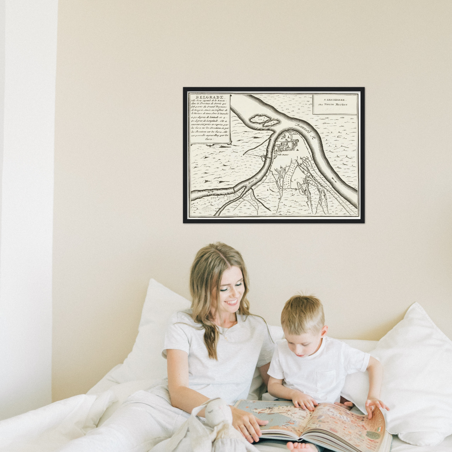 Historical city map  Test product horizontal 3 sizes