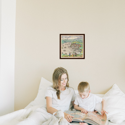 Historical city map  Test product horizontal 3 sizes