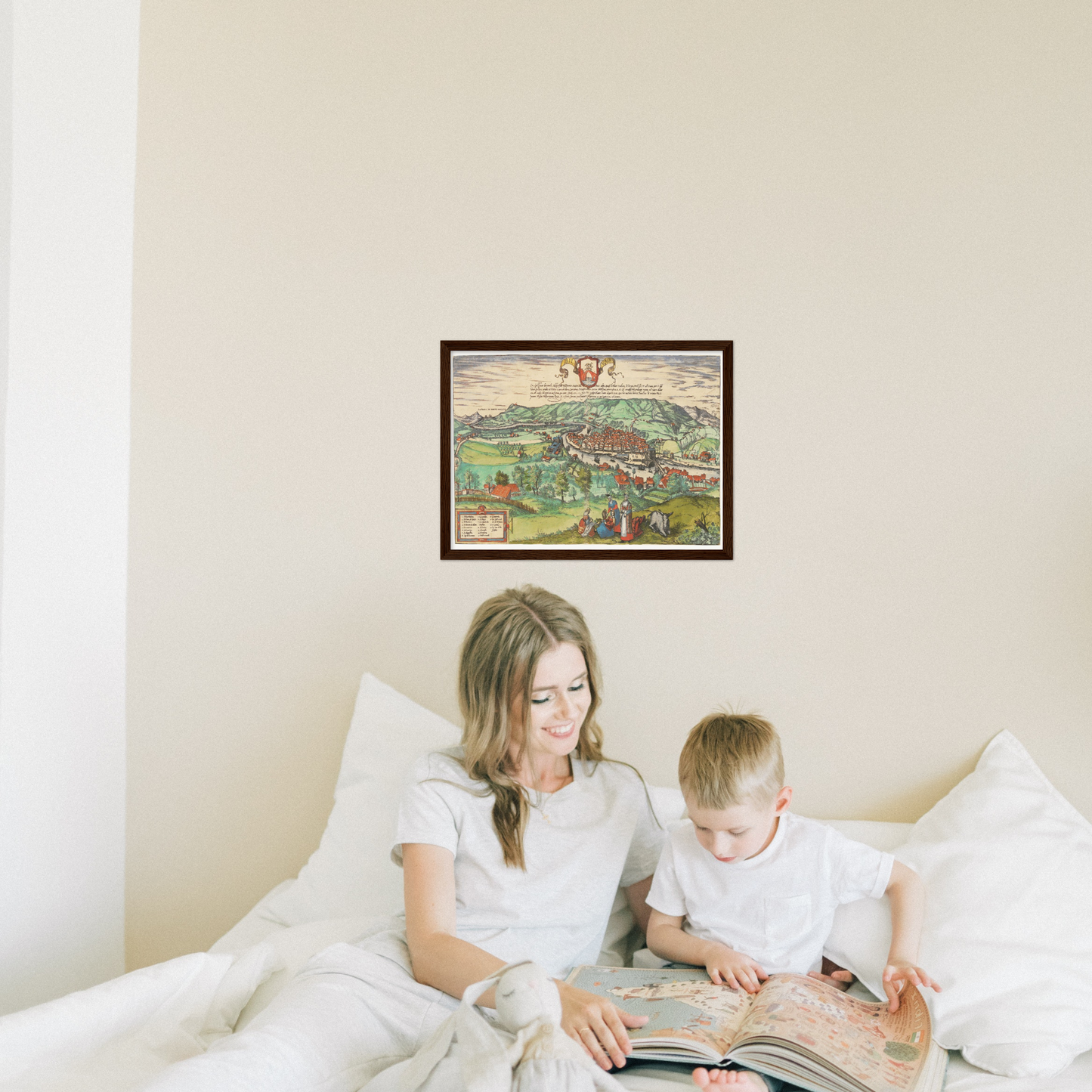 Historical city map  Test product horizontal 3 sizes