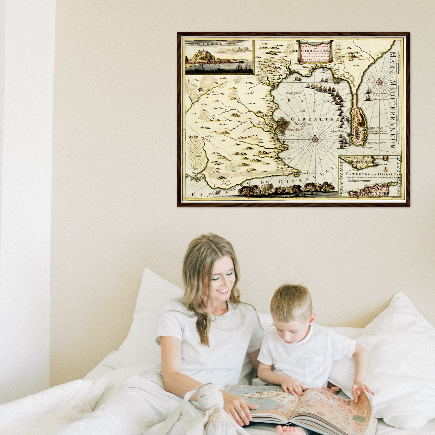 Historical city map  Test product horizontal 3 sizes