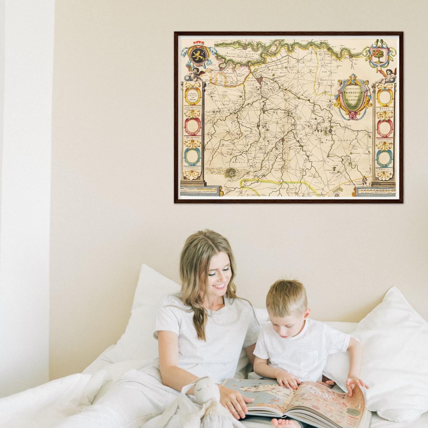 Historical city map  Test product horizontal 3 sizes