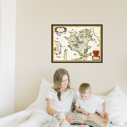 Historical city map  Test product horizontal 3 sizes