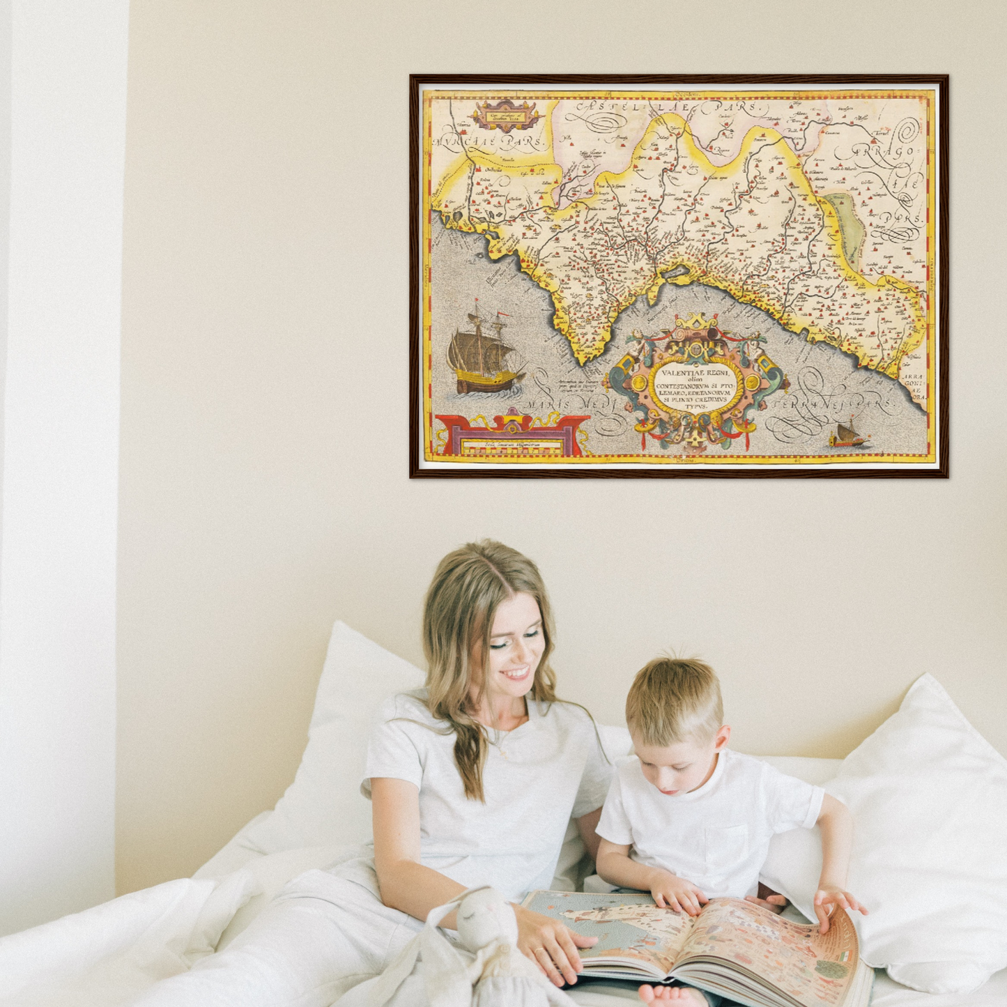 Historical city map  Test product horizontal 3 sizes