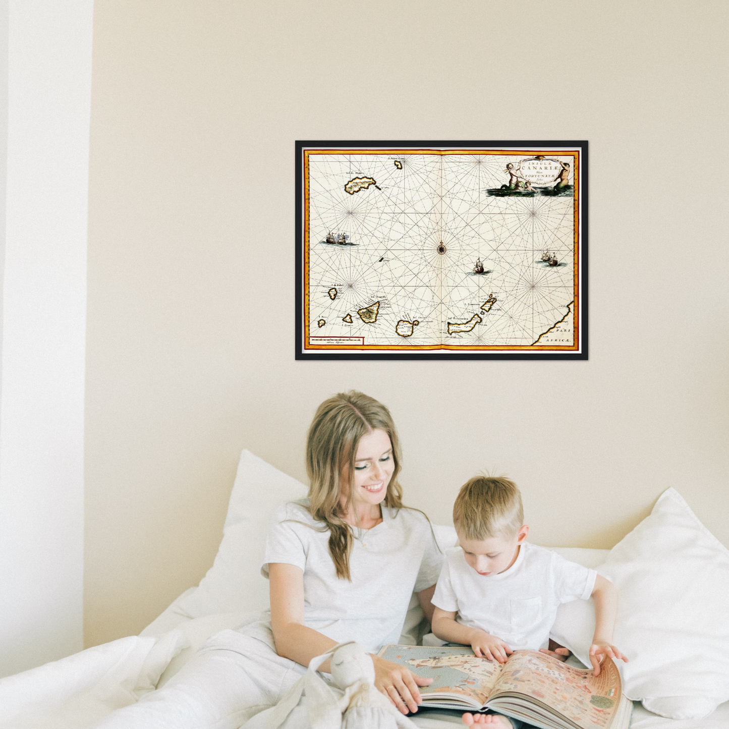 Historical city map  Test product horizontal 3 sizes