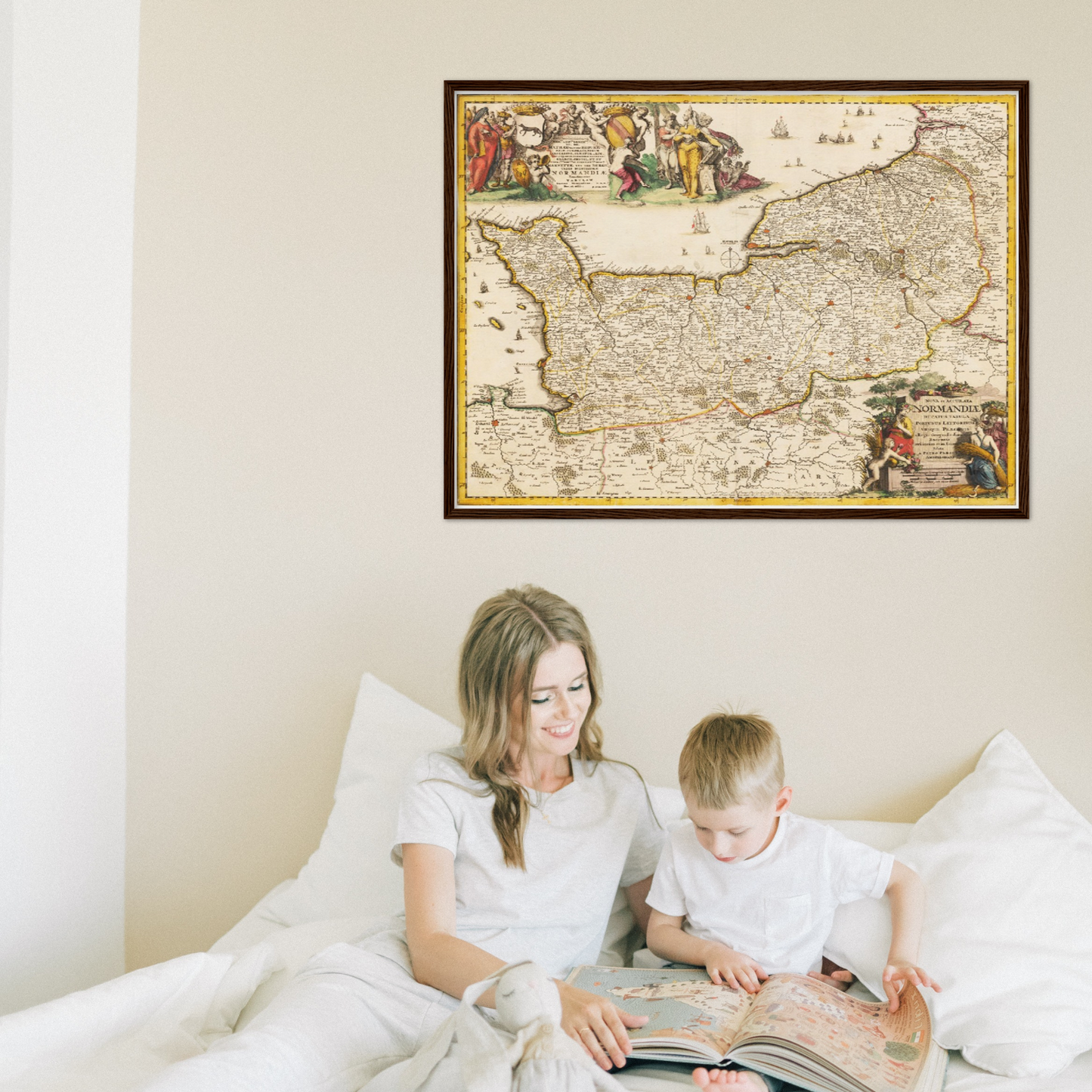 Historical city map  Test product horizontal 3 sizes