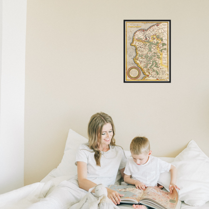 Historical city map  Test product horizontal 3 sizes