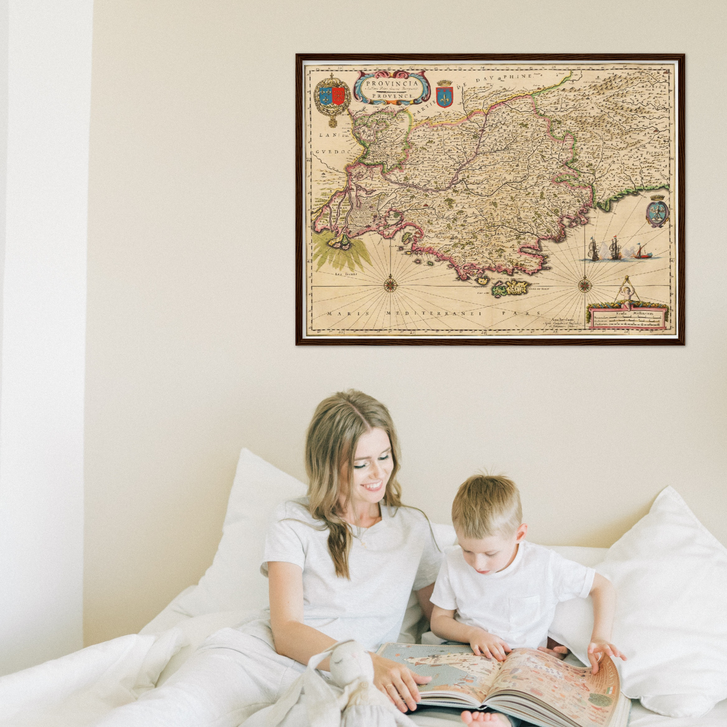 Historical city map  Test product horizontal 3 sizes