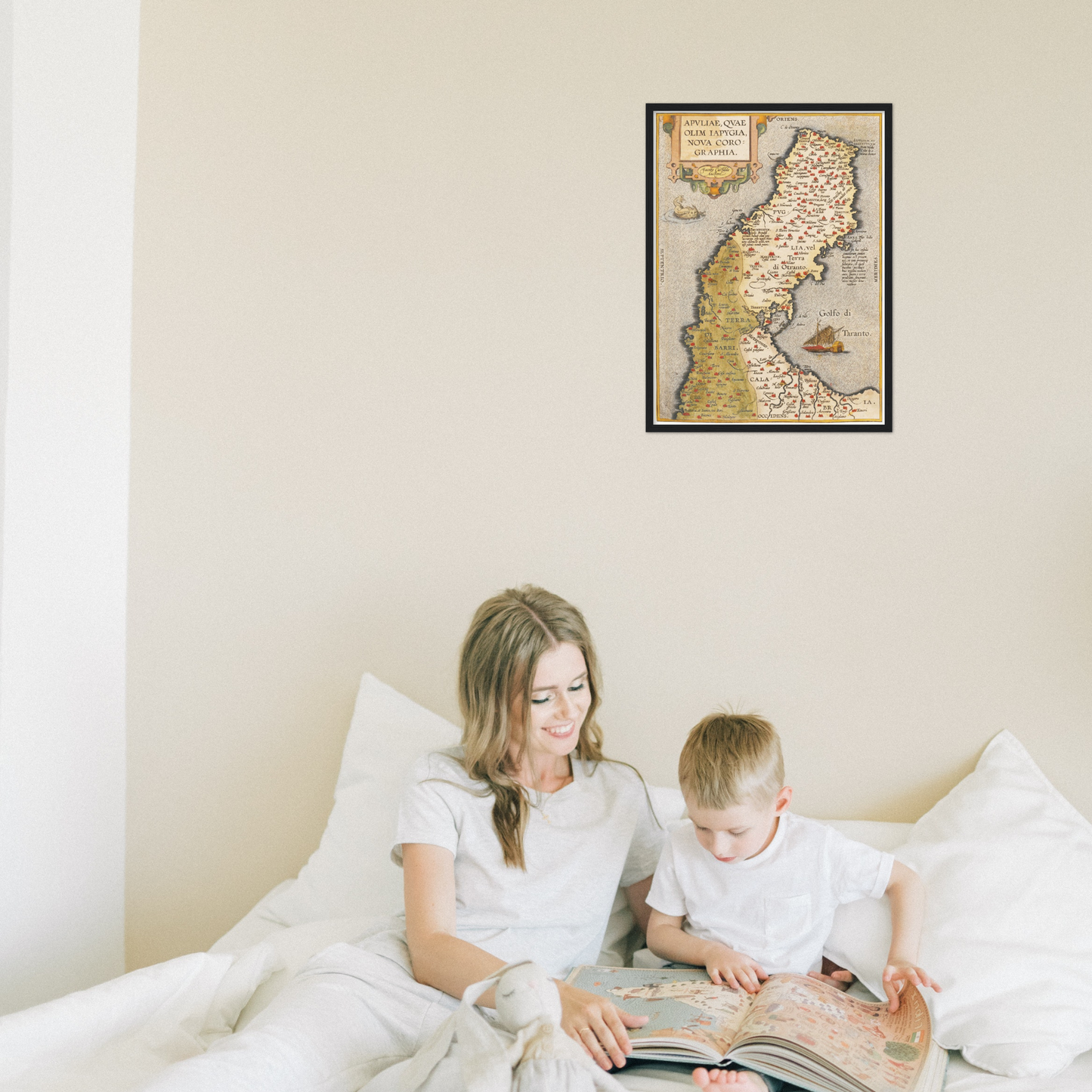 Historical city map  Test product horizontal 3 sizes