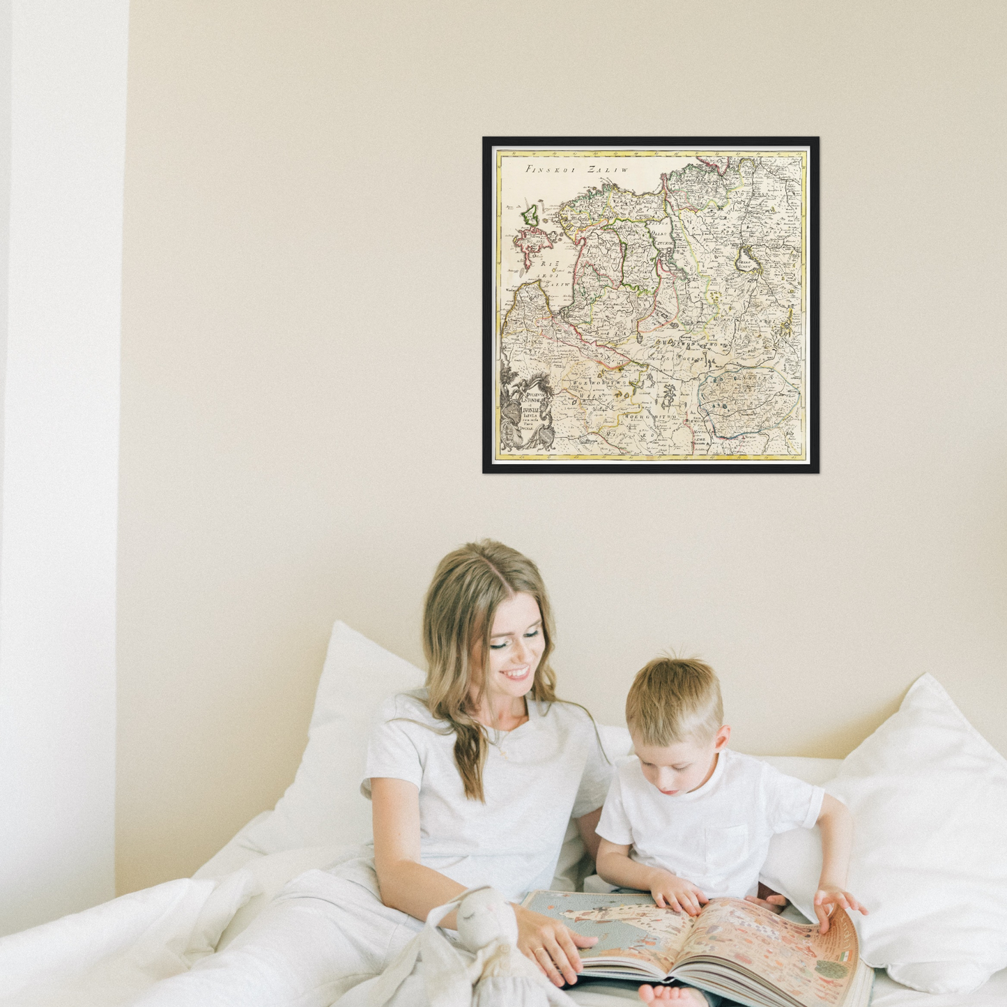 Historical city map  Test product horizontal 3 sizes