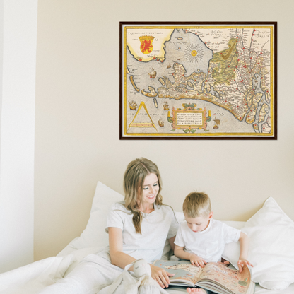 Historical city map  Test product horizontal 3 sizes